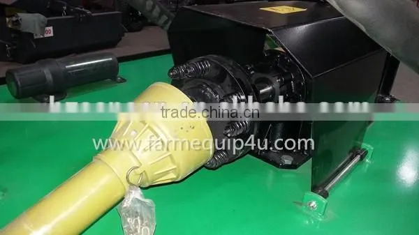 CE Tractor Mounted 3 Point Rotary Slasher Mower PTO Shaft Driven with Slip Clutch and Rear wheel