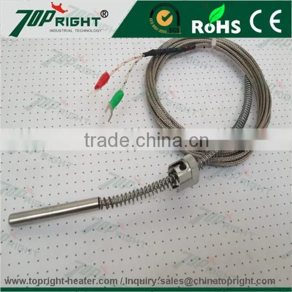 High Temperature 1200 Degree K Type Thermocouple 16*600mm