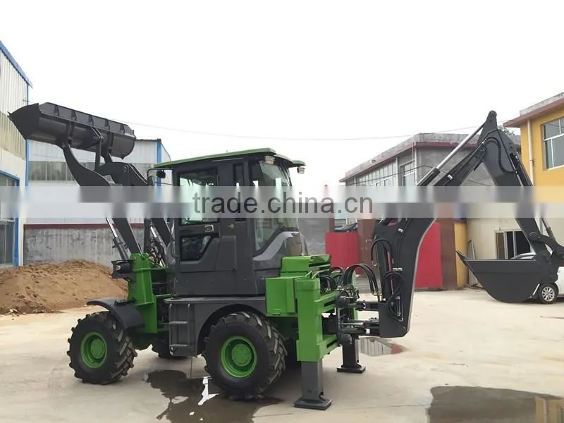 Excavator Loader 1500kg Front End Tractor Lowest Cheap Price Backhoe Loader China
