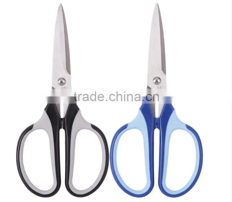 Deli Stainless steel big scissors for Office Supply Model 6001 blue