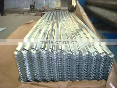 Zinc coating 60g ~ 180g galvanized corrugated sheet/coated corrugated sheet for roofing ASTM A653