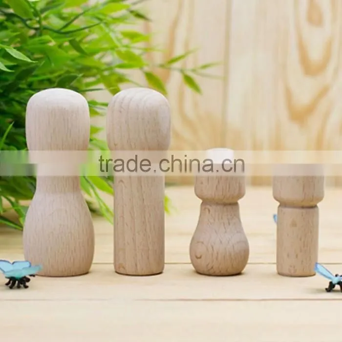 Custome mini wooden gnome peg