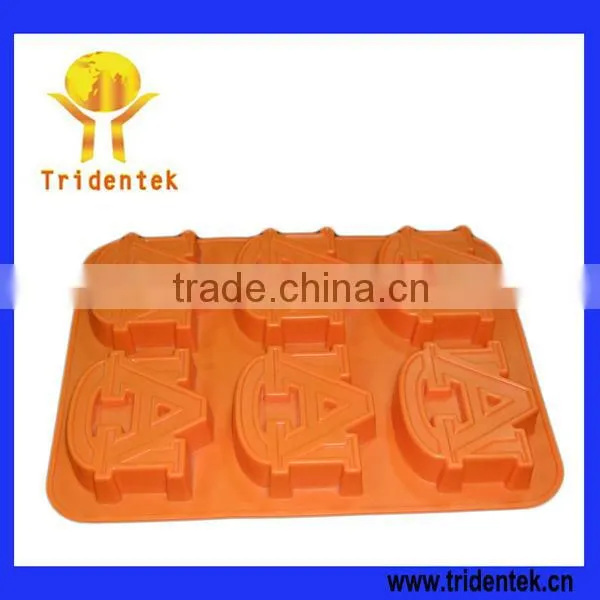 High quality silicone letter mold for ice tray mold