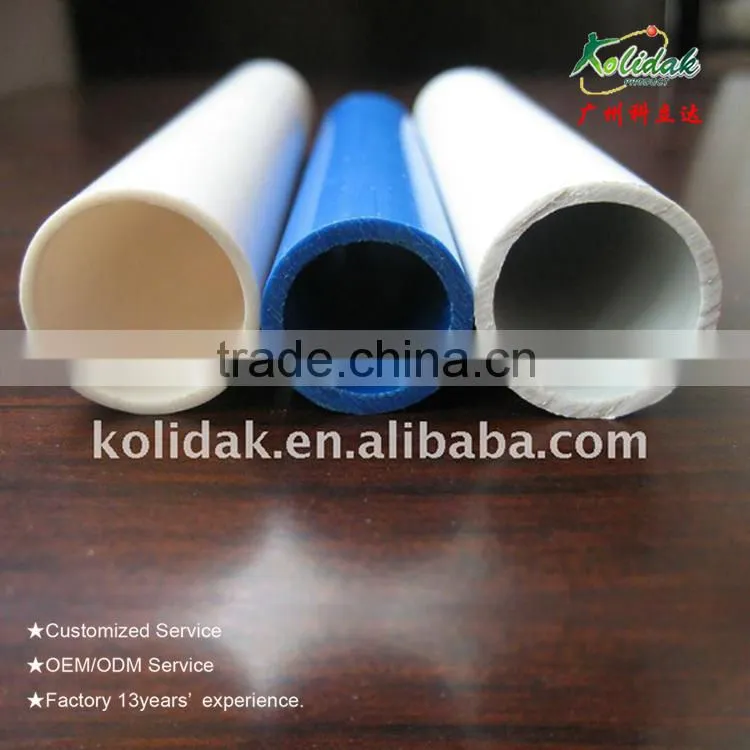 Colorful Wondeful Plastic extrusion rigid pipe, plastic tube