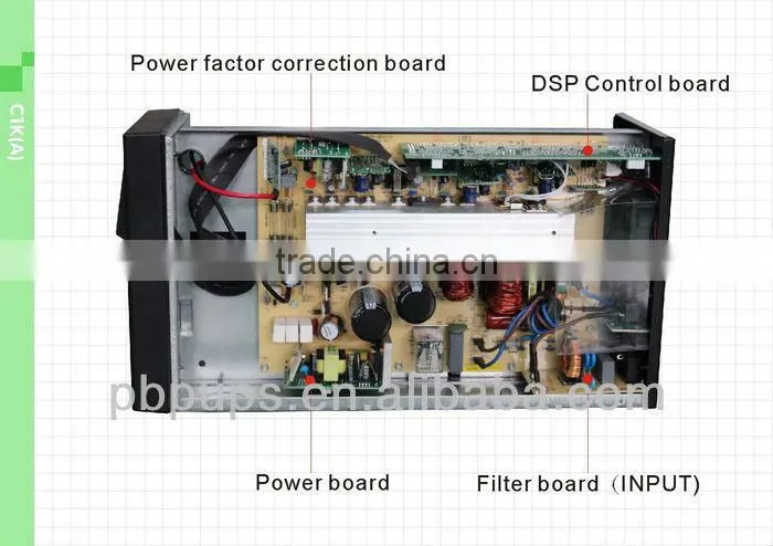 must solar 0.8 power factor ,high frequency online tower 1k-3k ups, LED/LCD display selectable