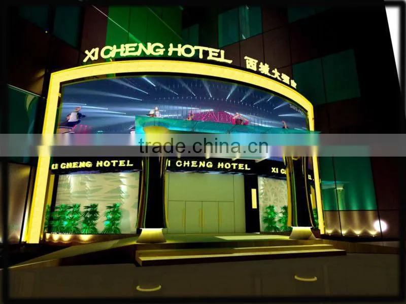 dmx rgb led digital tube programmable colorful led building lighting DC12V
