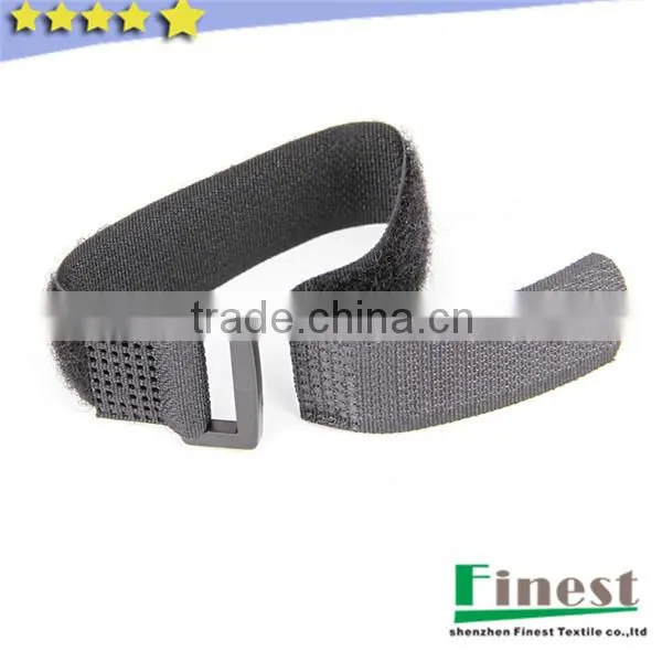 Nylon Material Hook and Loop Adjustable Strap with Buckle