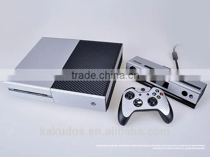 NEW 3D CARBON FIBER - Air Release vinyl decal faceplate mod kit by System Skins for Microsoft Xbox One Skin (XB1)
