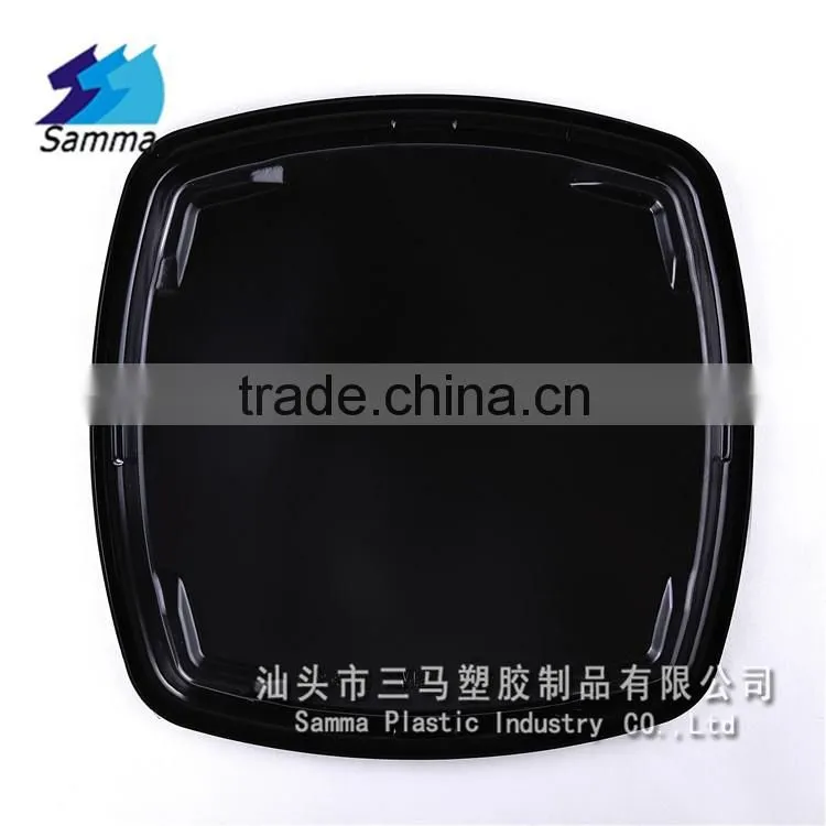 SM1-3123A Disposable Black Food Plate