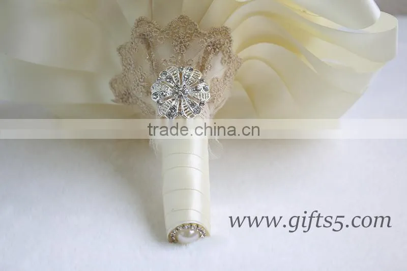 Handmade graceful Brooch wedding bouquet for bride