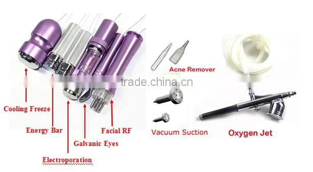 beauty salon equipment 7 in 1 skin care oxygen facial machine cheap beauty salon equipment