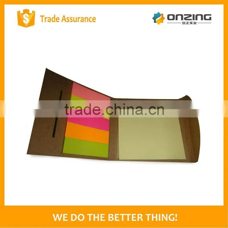 Onzing wholesale recycle brown kraft paper notebook