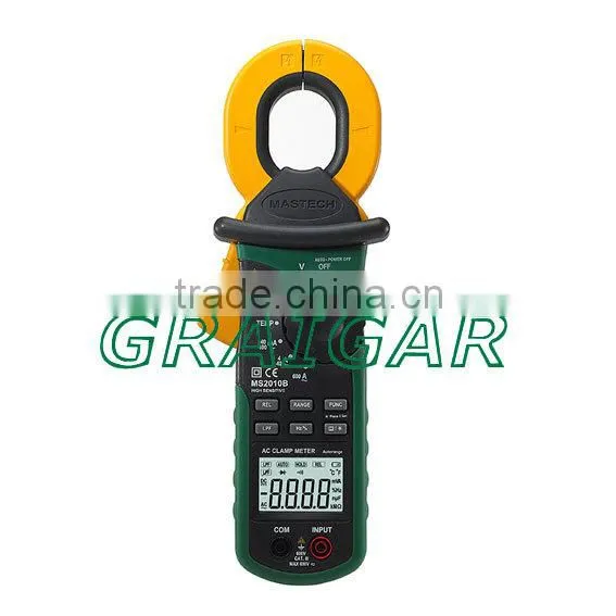 Multifunction High Sensitivity Leakage Current Clamp Meter DMM MASTECH MS2010B
