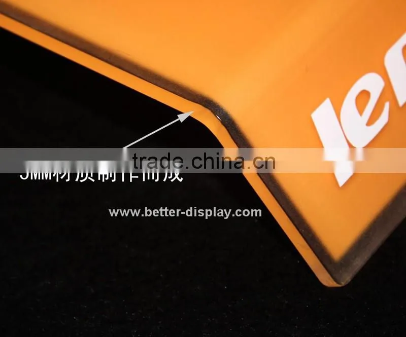 custom acrylic computer tablet floor stand