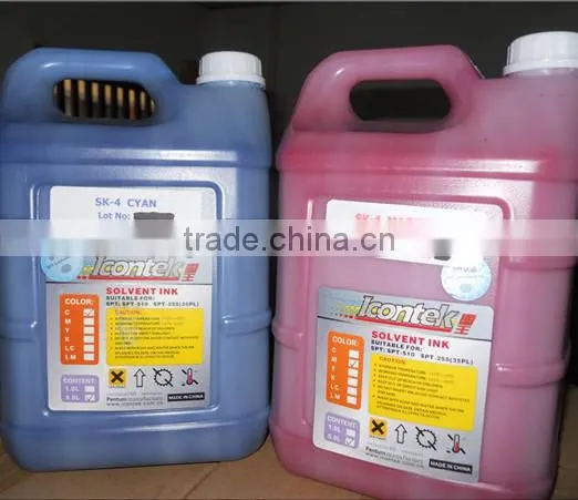 Original fy-union vivid color infiniti sk4 solvent ink for fy-3208h fy-3278n printers