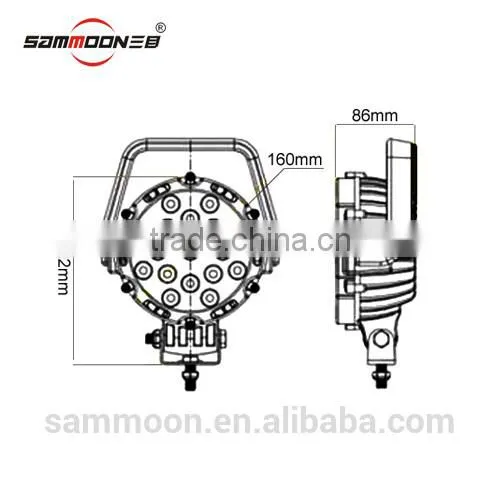 43w LED working light,driving light for Off-road,SUV, SM-7051-RXA