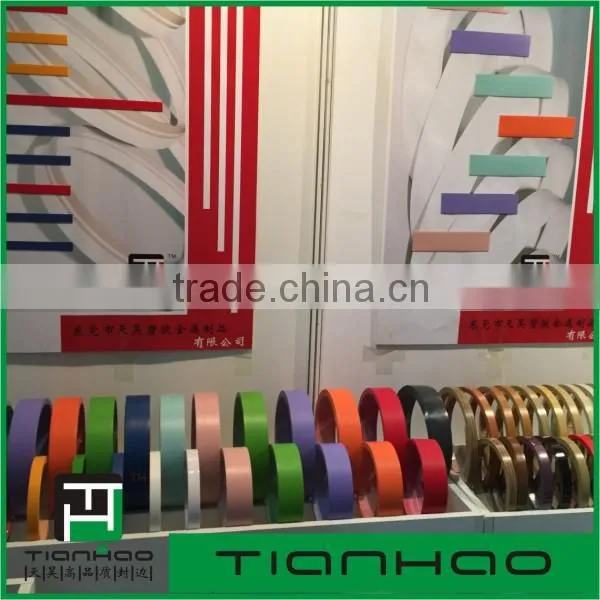TIANHAO plastic edge band furniture strips pvc profile edge strip