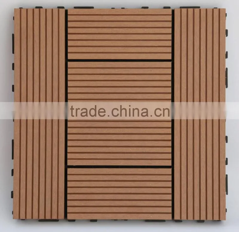 Eco and easy to install- cheap wpc wood plastic composite environmental tiles from China!