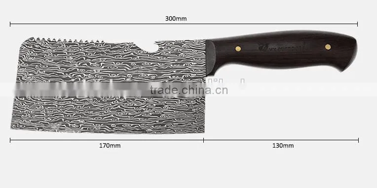Hot damast vegetable knife, high quanlity knife kitchen japan