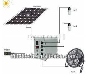 10W solar lighting kits For Home Use and outdoor activities