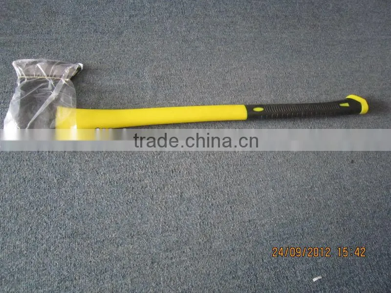 Axewith long fiberglass handle