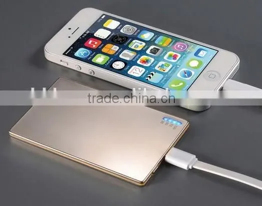 for Iphone, Samsung,mobile phone ultra thin 2000mah power bank