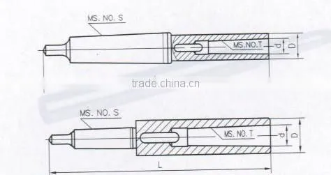 DIN2187 Morse Taper Sleeves