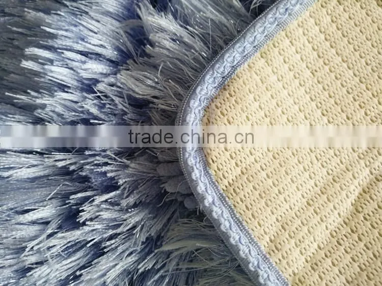 plush chenille home mat with non slip base