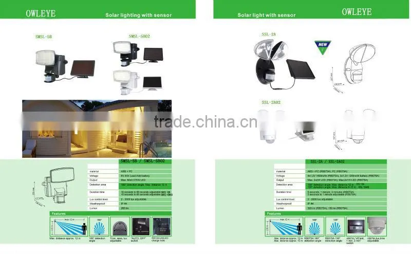 PIR solar sensor light,solar motion sensor light,corridor pir sensor light