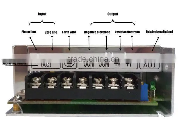 S-360-250 LED Switching Power Supply 0-250V1.4A Adjustable power supply Security monitoring power supply