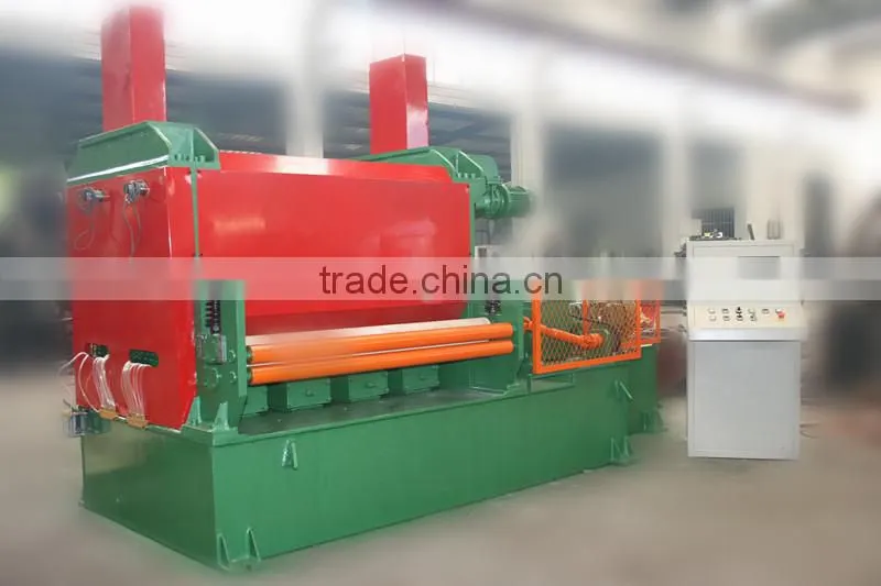 Bronx six high metal board straightening machine, leveller, metal roller leveling machine with low price QR-WG43-3x1250