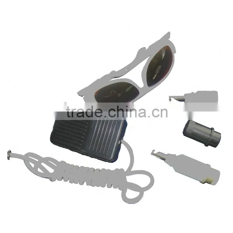 Easier carry 10KG Nd yag laser for tattoo removal machine to remove eyebrow, eyelip and wash colors in charcoal carbon q switch