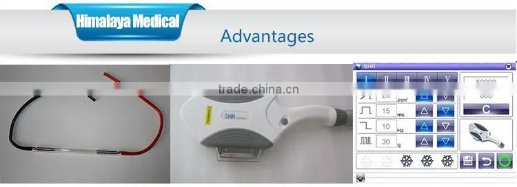 IPL intense pulsed light machine for hair removal skin rejuvenation