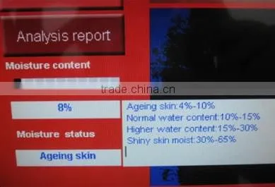 Intelligent top cbs CE FCC approved vertical skin analyzer