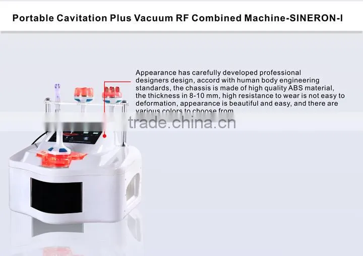Popular slimming vacuum cavitation rf fat removal, body shaping skin wrinkle cavitation rf machine Sineron-I