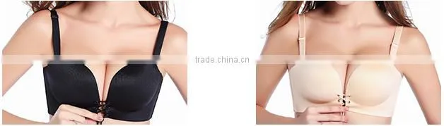 push up self-adhesive cloth silicone bra ladies sexy panty and bra sets
