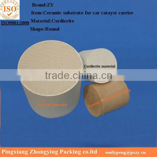 waste gas emission treatment ceramic honeycomb, Car ceramic substrate