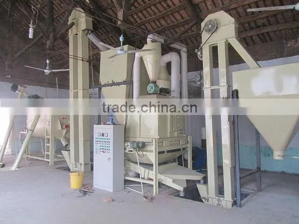 small-scale complete animal feed pellet production line for family farm