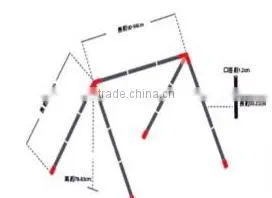 steel tube garbage bag hanger