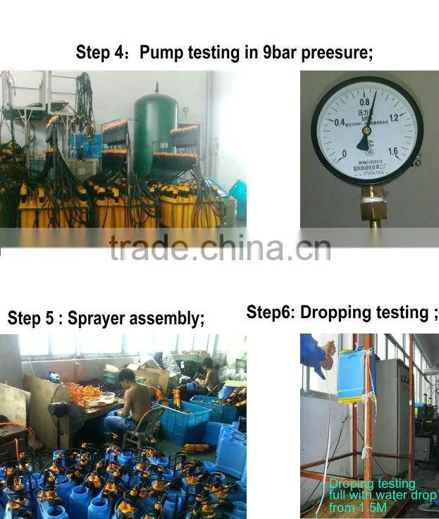 8L garden sprayer pressure pump sprayer