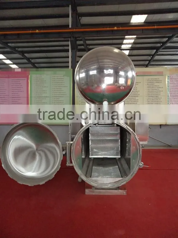 Factory price steam or water used single pot sterilizing canned food retort pot