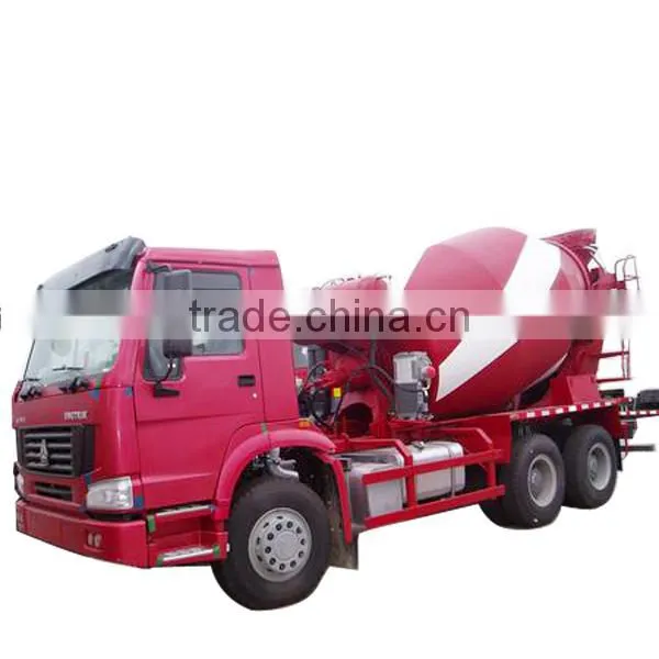 New HOWO Concrete Mixer Truck For Concrete Batching Plant