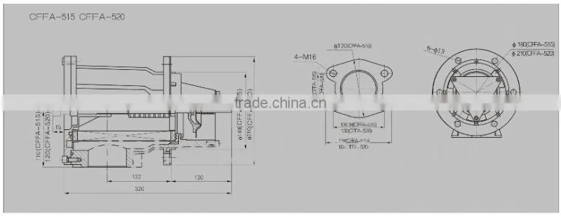 CFF Tank Mounted Magnetic Hydraulic Check Valve Suction Return Filter CFF-520x80