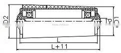 Taper roller (nonmotile)