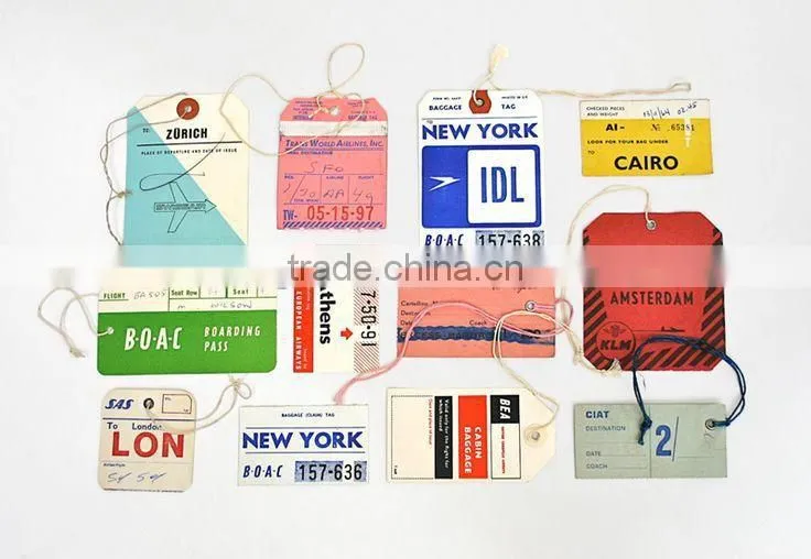tough pvc baggage label