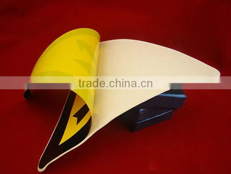 High quality self adhesive custom pvc warning sticker