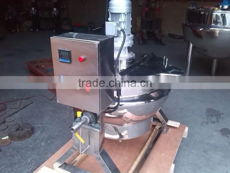 500L electric steam heating jacketed kettle vessel