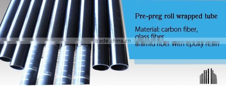 high strength woven 3k carbon fiber tube