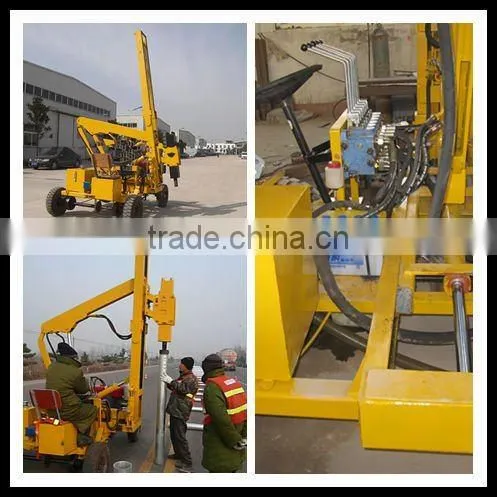 Pile driving machine