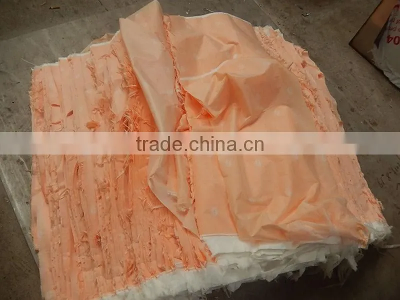 Used plastic agglomerator machine / PE PP film bags recycling machine